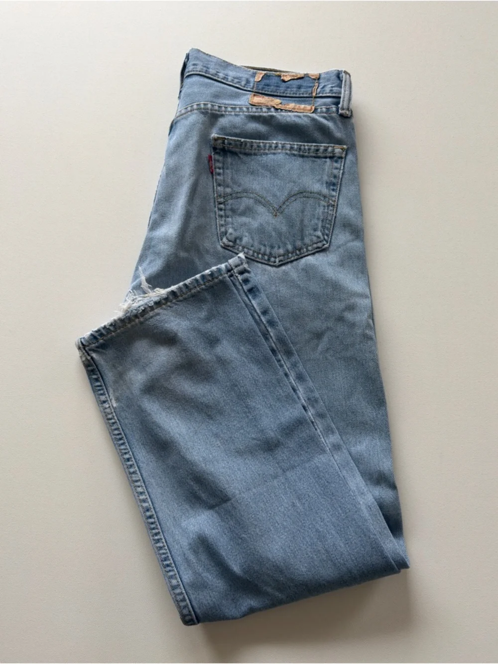 EUC Levi's Men's 505 Straight Fit Light Blue Jeans 30x29 (KB5)